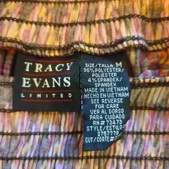 Tracy Evans Limited Womens Layered Ruffle Multi Colored Maxi Skirt Size Medium - Picture 7 of 7